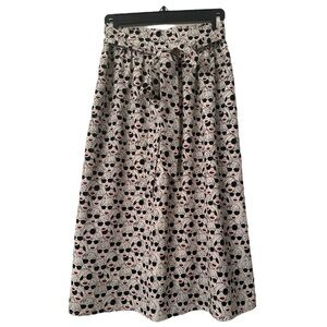 Anthropologie / Porridge skirt with faces - size S